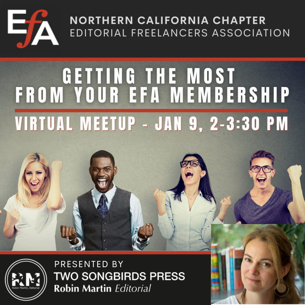 Northern California Chapter’s January Meeting: Getting the Most from Your EFA Membership