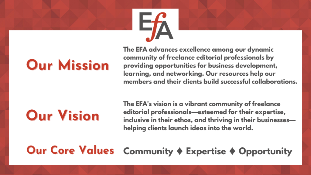 EFA Develops Mission and Vision Statements